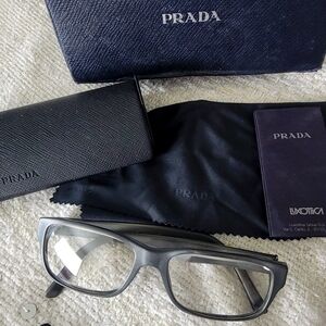Prada prescription glasses luxottica group Milano Eyewear Frame accessories